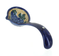 Polish Pottery Grapes Soup Ladle