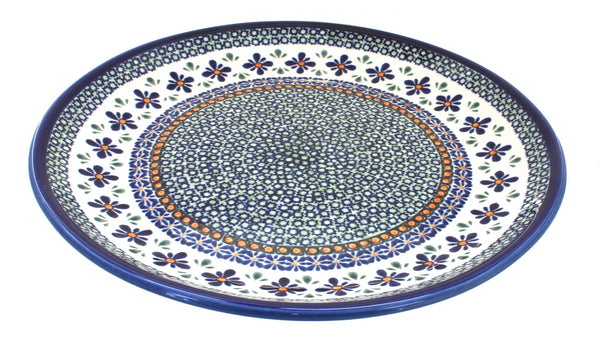 Mosaic Flower Large Round Platter