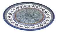 Mosaic Flower Large Round Platter Polish Pottery