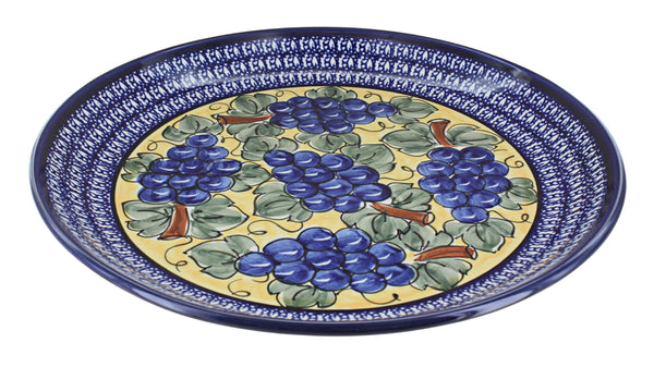Grapes Large Round Platter