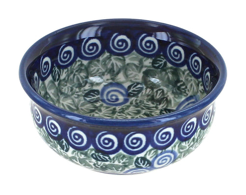 Polish Pottery Seaside Swirl Small Bowl