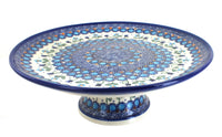 Polish Pottery Savannah Cake Plate