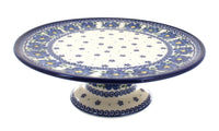 Polish Pottery Spring Blossom Cake Plate