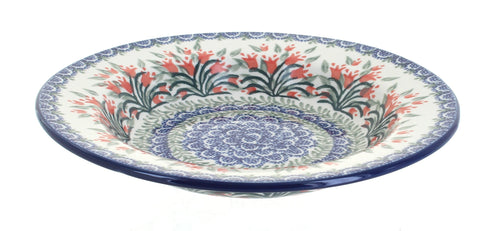 Polish Pottery Spring Tulip Soup Plate