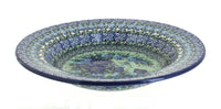 Polish Pottery Sapphire Fields Soup Plate