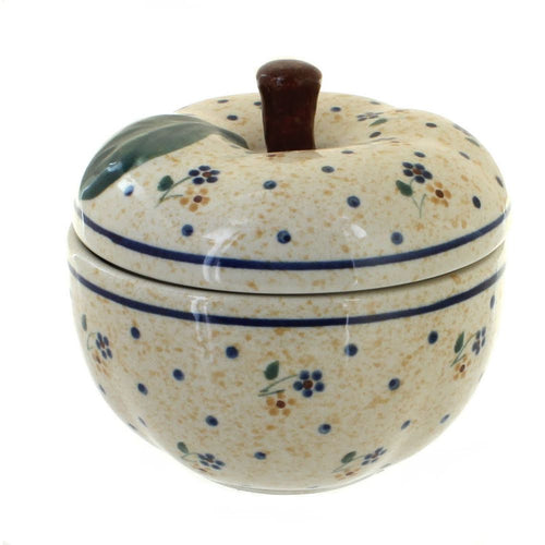 Polish Pottery Country Meadow Apple Baker