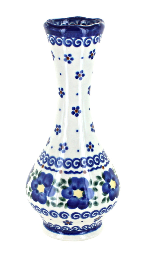 Polish Pottery Spring Blossom Small Bud Vase