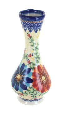 Polish Pottery Autumn Burst Small Bud Vase