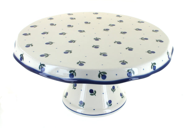 Blueberry Cake Plate