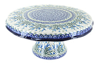 Polish Pottery Tulip Bouquet Cake Plate