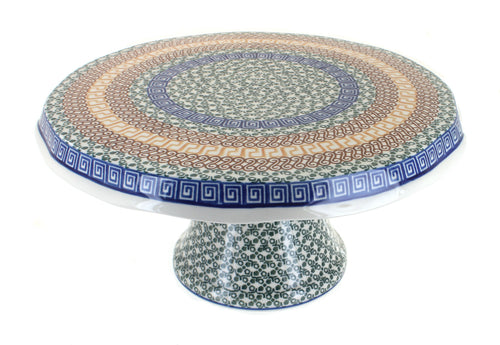 Polish Pottery Athena Cake Plate