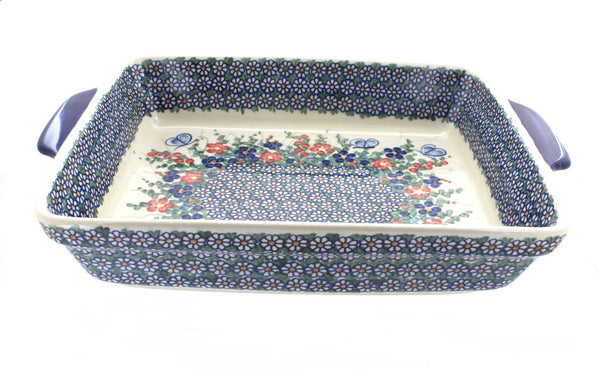 Garden Butterfly Baker with Handles