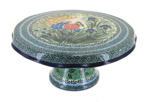 Polish Pottery Teresa Cake Plate