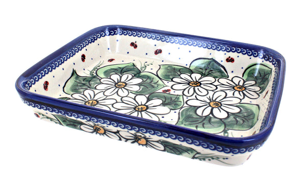 Ladybug Small Rectangular Baker