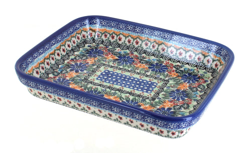 Polish Pottery Ashley Small Rectangular Baker