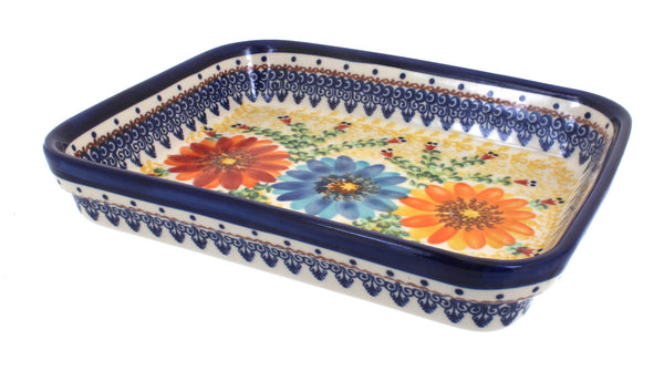 Autumn Burst Small Rectangular Baker