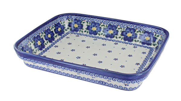 Spring Blossom Small Rectangular Baker