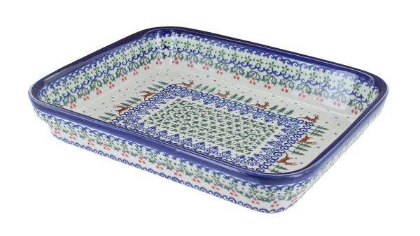 Reindeer Delight Small Rectangular Baker