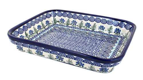 Polish Pottery Charleston Small Rectangular Baker