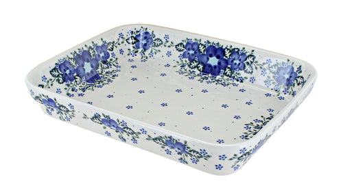 Polish Pottery Melanie Small Rectangular Baker