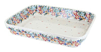 Polish Pottery Tara Small Rectangular Baker