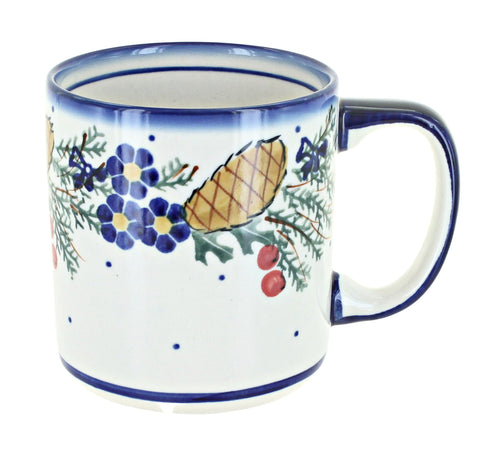Polish Pottery Pinecone Coffee Mug