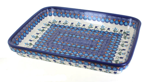 Polish Pottery Savannah Medium Rectangular Baker