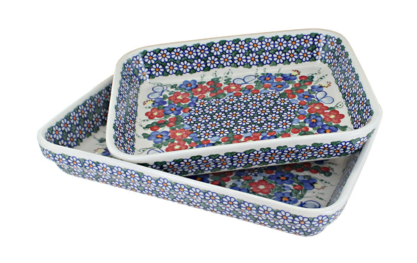 Garden Butterfly Rectangular Baker Set