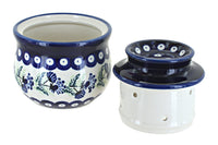 Sweet Annie French Butter Dish Polish Pottery