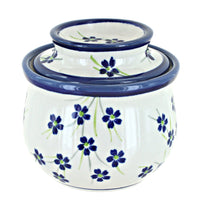 Polish Pottery Willow French Butter Dish