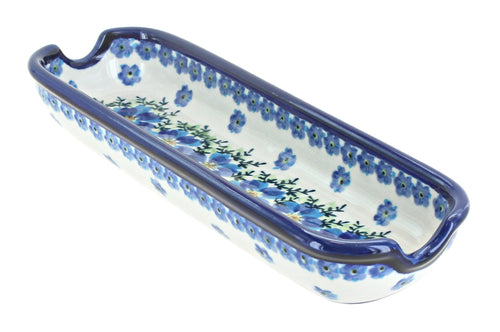 Polish Pottery Kalina Corn on the Cob Plate