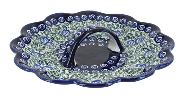 Seaside Swirl Egg Plate