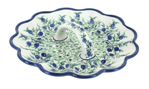 Porcelain Vine Egg Plate