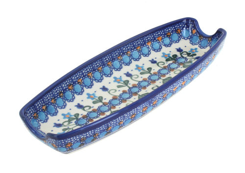 Polish Pottery Savannah Corn on the Cob Dish