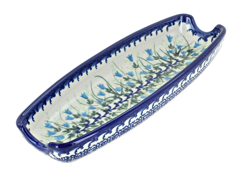 Polish Pottery Misty Corn on the Cob Dish
