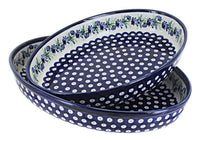 Polish Pottery Sweet Annie Oval Baker Set