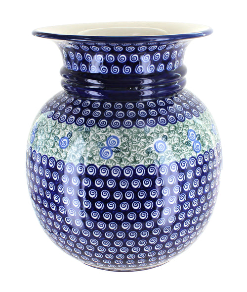 Polish Pottery Seaside Swirl Floor Vase