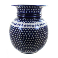 Polish Pottery Flowering Peacock Floor Vase