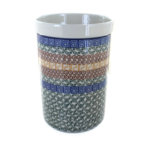Athena Utensil Jar Polish Pottery