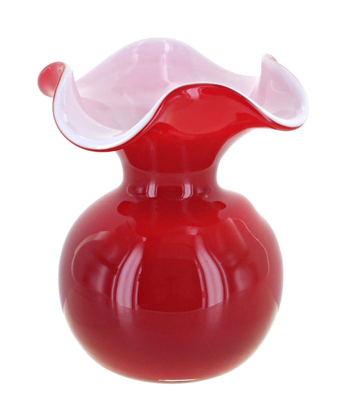 Polish Pottery Opal Red Small Vase