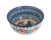 Polish Pottery Hummingbird Dessert Bowl