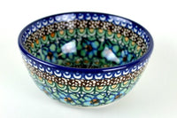 Mardi Gras Dessert Bowl Polish Pottery