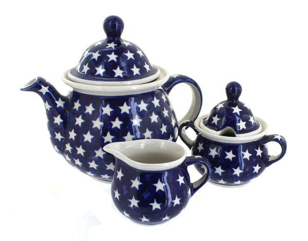 Stars Three Piece Tea Set