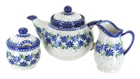 Polish Pottery Sierra 3 Piece Tea Set