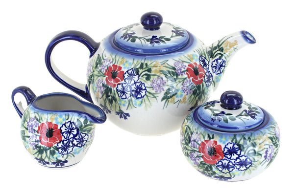 Summer Garden 3 Piece Tea Set