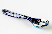 Peacock Sugar Spoon Polish Pottery