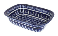 Polish Pottery Winter Nights Loaf Baker