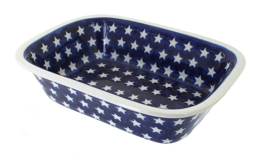 Polish Pottery Stars Loaf Baker