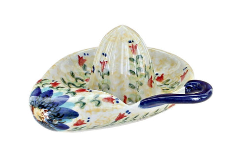 Polish Pottery Autumn Burst Lemon Squezer