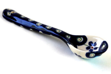 Flowering Peacock Teaspoon Polish Pottery
